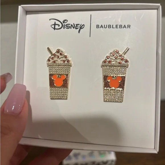 Disney BaubleBar Coffee Cup Earrings - Picture 5 of 5